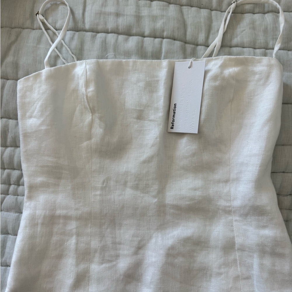 Reformation overland linen top NWT